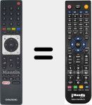Comandament a distància substitut de TS3-R5 NETFLIX (759551844400)