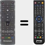 Comandament a dist&agrave;ncia substitut de RC2604327/02BG (888900018)