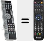 Comandament a dist&agrave;ncia substitut de 40029057