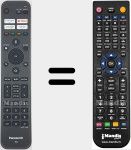 Comandament a dist&agrave;ncia substitut de RC44255 (30120852)