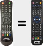 Comandament a dist&agrave;ncia substitut de 02-215 LED 115 B