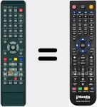 Comandament a dist&agrave;ncia substitut de SE-R0307 (79104050)