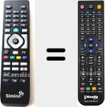 Comandament a distància substitut de SIM001