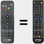 Comandament a distància substitut de RC258390301 (3139 238 20591)