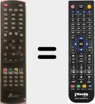 Comandament a distància substitut de Pack 9975HD
