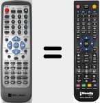 Comandament a dist&agrave;ncia substitut de BSA3752