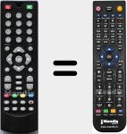 Comandament a dist&agrave;ncia substitut de DTT1582