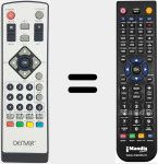 Comandament a distància substitut de DVBT30