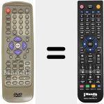 Comandament a dist&agrave;ncia substitut de REMCON564