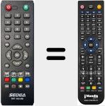 Comandament a distància substitut de SNT850HD