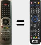 Comandament a distància substitut de Open Vu 5