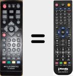 Comandament a distància substitut de FT-400HD