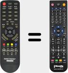 Comandament a dist&agrave;ncia substitut de GI-T/S84CIPVRX