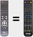 Comandament a dist&agrave;ncia substitut de RC82