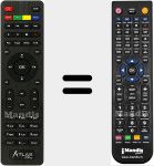 Comandament a dist&agrave;ncia substitut de ATLAS001