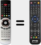 Comandament a distància substitut de DVB-S2