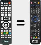 Comandament a dist&agrave;ncia substitut de HMR-600W