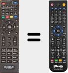 Comandament a distància substitut de HD-3X00S2