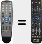 Comandament a dist&agrave;ncia substitut de IPTV002