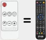 Comandament a distància substitut de KPT-2000B 5208L