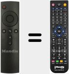 Comandament a dist&agrave;ncia substitut de Mi-Box