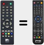 Comandament a dist&agrave;ncia substitut de NANO FLIP HD