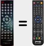 Comandament a dist&agrave;ncia substitut de NVR2316DVD