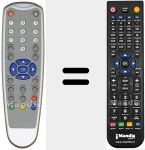 Comandament a dist&agrave;ncia substitut de RC 044