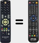 Comandament a dist&agrave;ncia substitut de RCU540