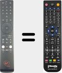 Comandament a dist&agrave;ncia substitut de REMCON2096