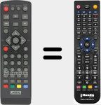 Comandament a distància substitut de RT0406HD