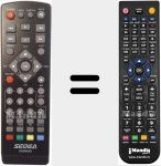 Comandament a distància substitut de S5500HD