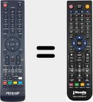 Comandament a dist&agrave;ncia substitut de SHD8140CXE