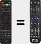 Comandament a distància substitut de SKY 4710