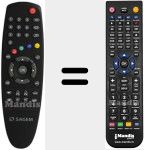 Comandament a distància substitut de 253103876