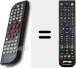 Comandament a distància substitut de DVD1004USB (GS90592187)