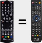 Comandament a dist&agrave;ncia substitut de DF00 (TNT65HDU)