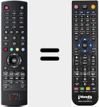 Comandament a distància substitut de TT-MICRO S 835 HD+