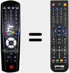 Comandament a dist&agrave;ncia substitut de TV BOX HD