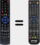 Comandament a distància substitut de PVR235 (0000/3719)
