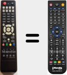 Comandament a dist&agrave;ncia substitut de HDSR420HD