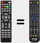 Comandament a dist&agrave;ncia substitut de MASTER001