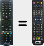 Comandament a dist&agrave;ncia substitut de 013143T