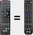 Comandament a dist&agrave;ncia substitut de RT0430T2