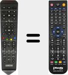 Comandament a dist&agrave;ncia substitut de HDS-600RS