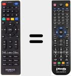 Comandament a distància substitut de HD-202XT2