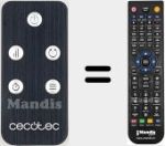 Comandament a dist&agrave;ncia substitut de REMCON2132