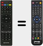 Comandament a dist&agrave;ncia substitut de REVEZ001