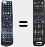 Comandament a distància substitut de SR-2000HD HYPER