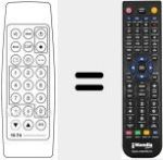 Comandament a dist&agrave;ncia substitut de 15 T 4